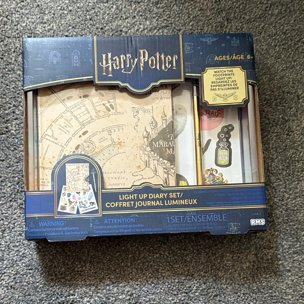 Harry Potter Light Up Marauders Map Diary Set